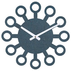 브론즈하우스 MDC-168 벽시계 무소음, 블루