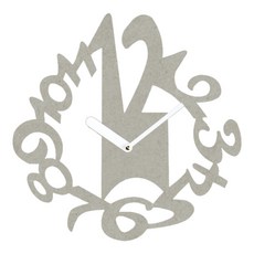 브론즈하우스 MDC-160 벽시계 무소음, 그레이