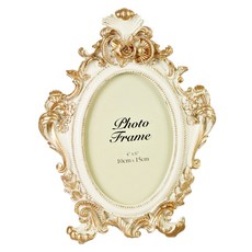 Kidari Beauty 復古相框 4x6, 象牙