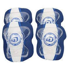 휠러스 아동용 보호대 세트 중형 블루, 블루-M(중형), 1세트