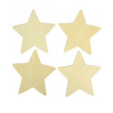 팬시피아 Star 나무 장식품 세트, 4개입 x 4개