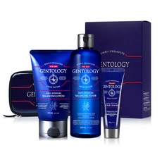 LG 面部護理男士旅行包套組, 平衡爽膚水 200ml + 乳液 130ml + 磨砂潔面乳 20g + 旅行包, 1套