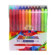 DONG-A My Color 2 24色簽字筆, 混色, 1 個