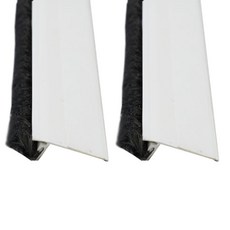 Chanbaram119 L型門縫擋條 玄關型 1.2m 白色, 2個