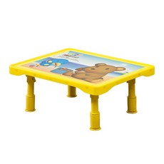 포메리트 캐릭터 접이식테이블/공부상, 옐로우