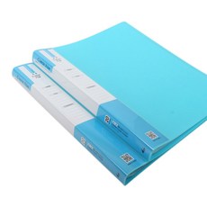 도리미 A4 클리어 화일 20P, 하늘, 2개입