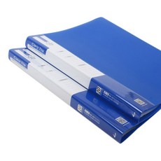 도리미 A4 클리어 화일 20P, 청색, 2개입
