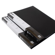 도리미 A4 클리어 화일 20P, 흑색, 2개입