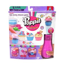 진영토이 팝핏 클레이 팝 스타터, 미니 컵케잌, 1팩, 1개