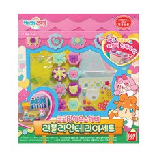 반다이 에그엔젤코코밍 러블리 인테리어 세트, 혼합 색상, 1세트