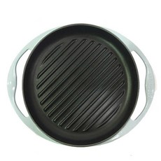 르크루제 원형무쇠그릴 코스탈블루, 1개, 25cm