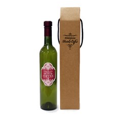 병도매닷컴 녹색 와인 스크류 2C 더치커피병 패키지, LB2, 1세트, 500ml, 21개