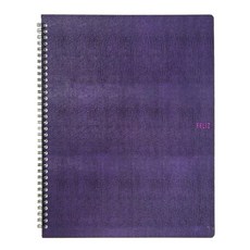 펠리즈 유광 엠보 스프링 클리어 화일, 퍼플, 20매입