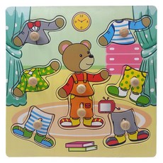 Todolibro 泰迪熊衣服手抓板拼圖, 1個