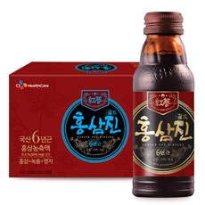 CJ헬스케어 홍삼진 골드 음료, 10개입, 100ml, 10개입