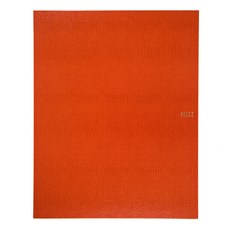 펠리즈 유광 엠보 홀더 클리어 화일, 오렌지, 20매입