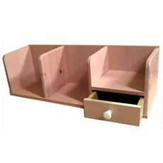 보우데코 플로렌 3단 서랍 책꽂이 A, 핑크워시