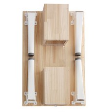 Happytool 2個木製座椅抽屜, 混合顏色