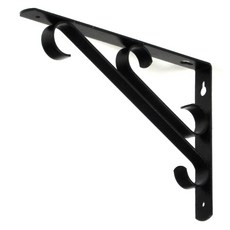 황동산업 선반브라켓 기성 대, 블랙, 1개, 1개