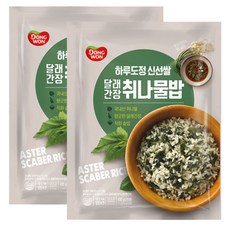 동원에프엔비 달래간장 취나물밥 냉동밥, 430g, 2개