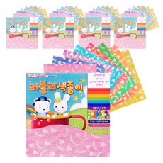 영아트 러블리 색종이 1000, 8색, 8매 x 5개