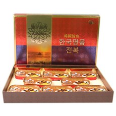 JS 완도 전복캔통조림 선물세트 A, 껍질 포함 8캔, 1세트