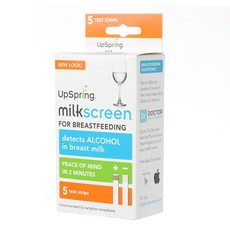 업스프링 밀크스크린 모유 알콜테스터, 5매, 1개