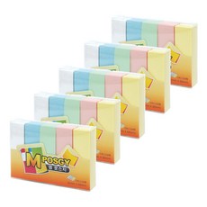 M POSGY 粉彩頁面標籤 100張 5色, 15 x 50 毫米, 5個