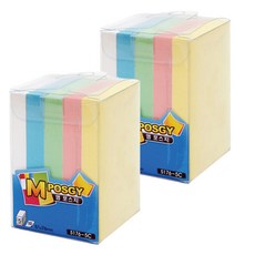 M POSGY 粉彩5色便利貼 5176, 混合色, 2套, 500張