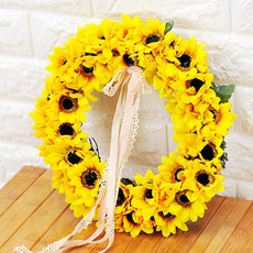 Happy World 人造花環, 向日葵, 1 個
