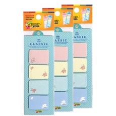 M POSGY 設計款造型書籤便利貼 4種, 20 張 x 3 件, 薄荷綠