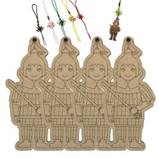 색지청 한국민속의상 우드아트4, 계백장군, 4개