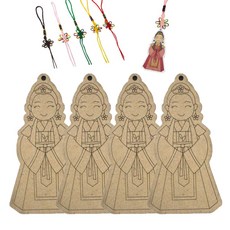 색지청 한국민속의상 우드아트5, 통일신라 공주, 4개