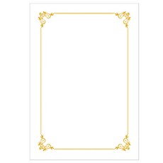 Woojin 300皇家G雞冠獎紙, 白色, 100張