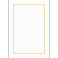 WOOJIN 7500 Pr13 獎狀用紙, 白色, 20張