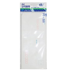 우진산업 600 A4규격봉투 걸이형 13매입 10개, 10.5 x 22 cm, 흰색