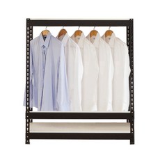 폴던스랙 행거 900x400x1200 3단, 블랙