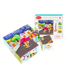 캐스B 튼튼 날씨와계절 육면퍼즐, 1개