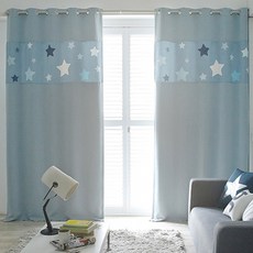 쁘리엘르 라인스타 아일렛 암막커튼