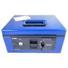 CARL CARL 4種現金雙層保險箱 CB-8560 A5文件保管, 藍色