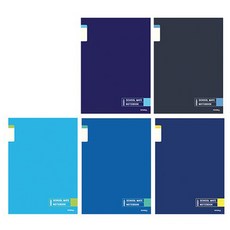 아이비스 800 초등3-6무제노트 컬러심플 남, 186 x 258 mm, 10개입