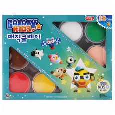토이코코리아 갤럭시키즈 매직 클레이세트, 혼합색상, 1팩