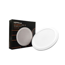 HIPPO LED 8 英寸筒燈嵌入式燈 25W DLD-225C 日光白光, 1 個