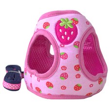 PETSLAND Sweet Bunny 寵物胸背帶 L, 粉色, 1個