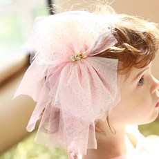 DRESSHOUSE 女童亮片網紗裝飾髮夾