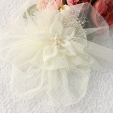 DRESSHOUSE 花朵造型網紗頭飾