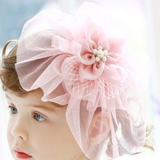 DRESSHOUSE 花朵造型網紗頭飾