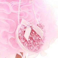 DRESSHOUSE 女童小玫瑰愛心手提包