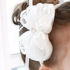 DRESSHOUSE 女孩童珠飾蕾絲髮帶