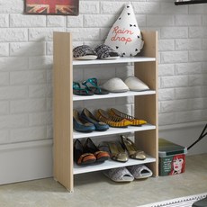 宙斯 DIY 500 收納鞋櫃, 楓木色 + 白色